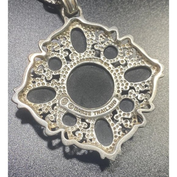 Studio Barse 925 And Faceted Jet Black Onyx Necklace Two Strand Designer - Picture 7 of 8